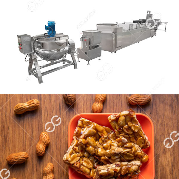 مجموعة كاملة من خط إنتاج حلوى الفول السوداني الحبوب