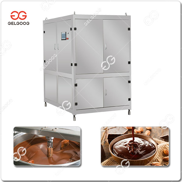 ماكينة تقسية الشوكولاتة عالية الإنتاج بقدرة 250 كجم/ساعة للبيع