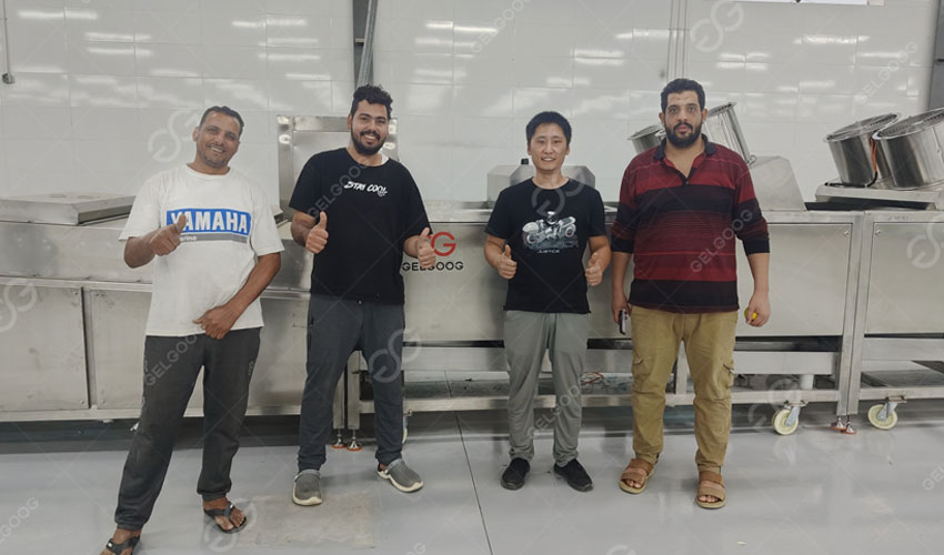 تساعد شركة GELGOOG عميلها المصري في بناء خط لتجهيز الفاكهة